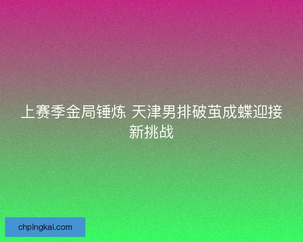 上赛季金局锤炼 天津男排破茧成蝶迎接新挑战